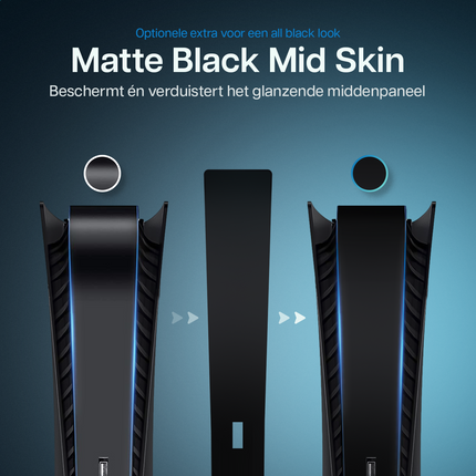 PlayStation 5 Original Faceplates Digital Edition Black