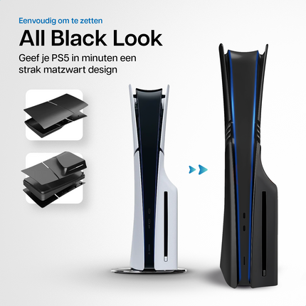 PlayStation 5 Pro Faceplates Disc Edition Black