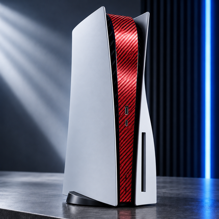 PlayStation 5 Mid Skin Carbon Red