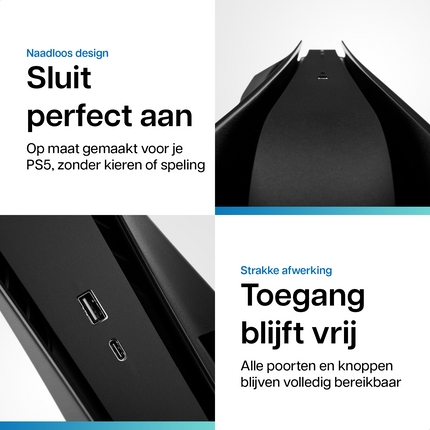 PlayStation 5 Original Faceplates Disc Edition Black