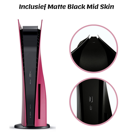 PlayStation 5 Original Faceplates Disc Edition Cosmic Red