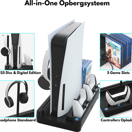 PlayStation 5 Dual Cool - 7 in 1 Charging Station